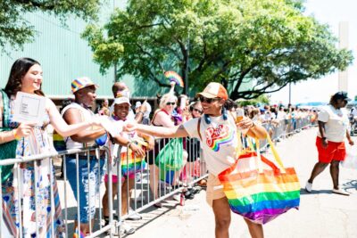 Dallas IVF PRIDE 2023 parade, support of LGBTQIA+ community
