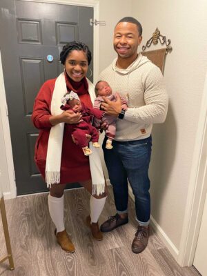 Twins conceived after their parents visited Dallas IVF